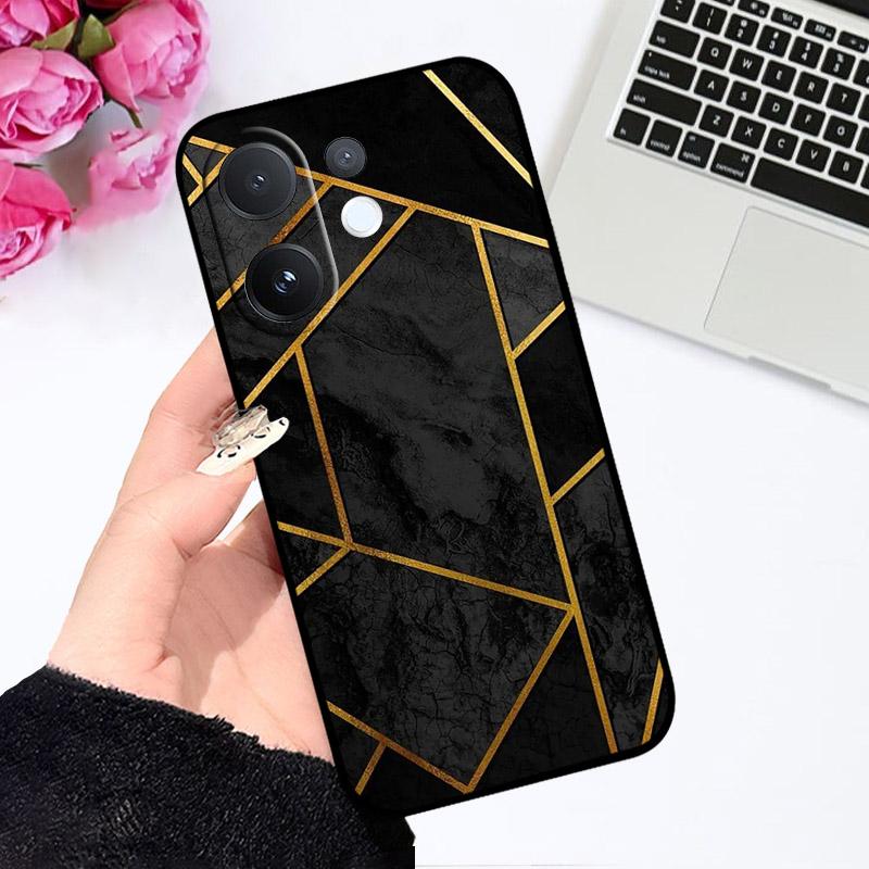 Для VIVO T4 Pro T4Pro 5G Чехол V2510 Модный Милый Мультяшный Мягкий Силикон ТПУ Задняя Крышка Чехол Для VIVO V60 V 60 VIVOV60 Чехлы для Телефона