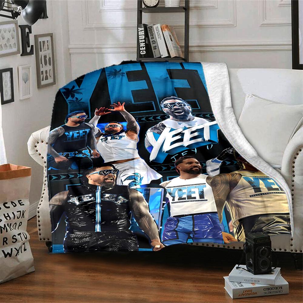 1Pc Yeet Team Celebration Blanket For Couch Bed Plush Cozy Fuzzy Blanket Super Soft Warm Blankets For Fall And Winter 091855