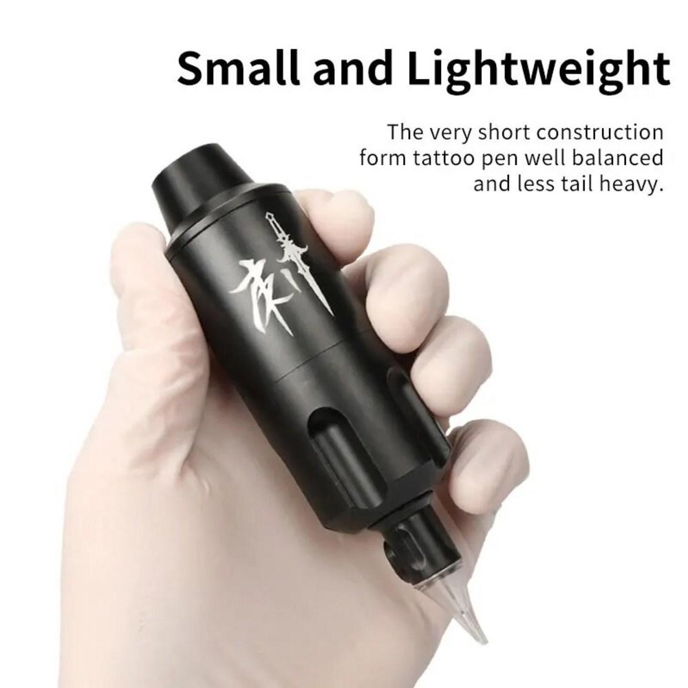 Набор для татуировки, беспроводная тату-машинка, вращающаяся ручка, разъем RCA, портативный аккумулятор для боди-арта, 1 шт., 7. Только ручка для татуировок