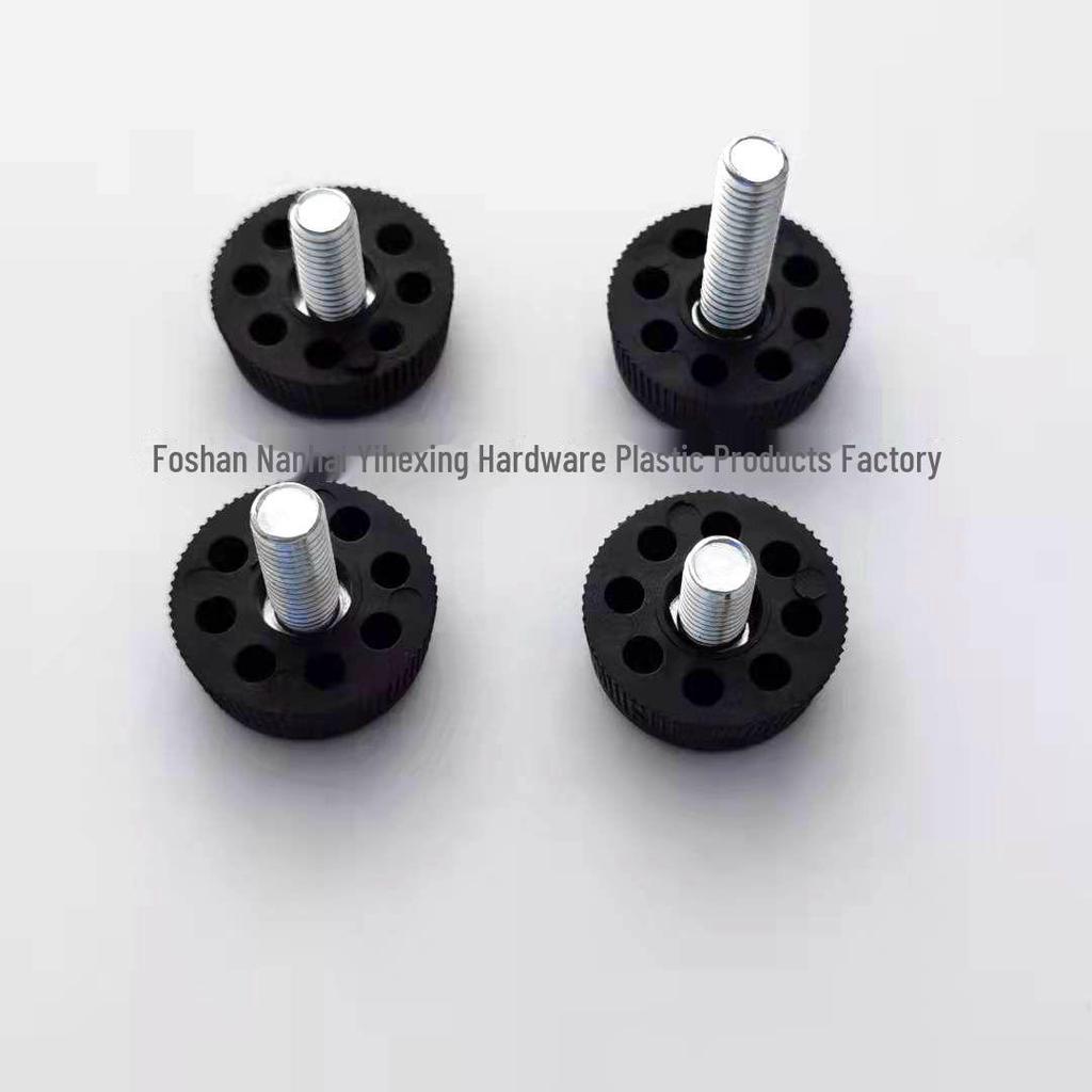 M8*30 Регулируемая пластиковая подставка для ног мебели с восемью отверстиями