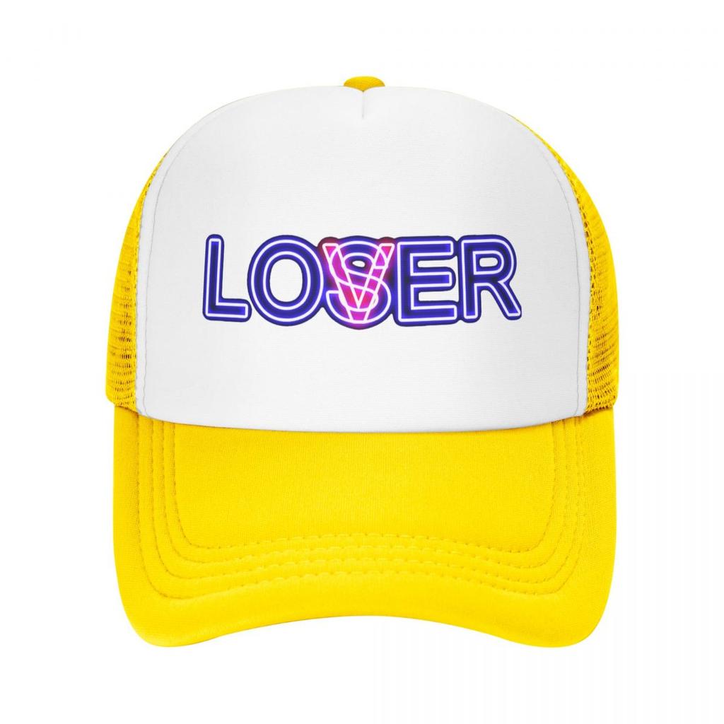 Бейсбольная кепка Lover Loser с неоновым рисунком на заказ, уличная регулируемая бейсболка унисекс WoUnisex, осенняя кепка Snapback