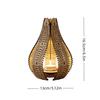 DIY Assembled pear-shaped hollow wooden candle holder, laser-cut, unpainted, raw wood tea light candle holder kit, rustic farmhouse tabletop home
