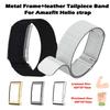 Metal Frame+nylon Band for Amazfit Helio Strap Wristband/armband Biceps Sports Replacement Accessories  for Amazfit Helio Strap