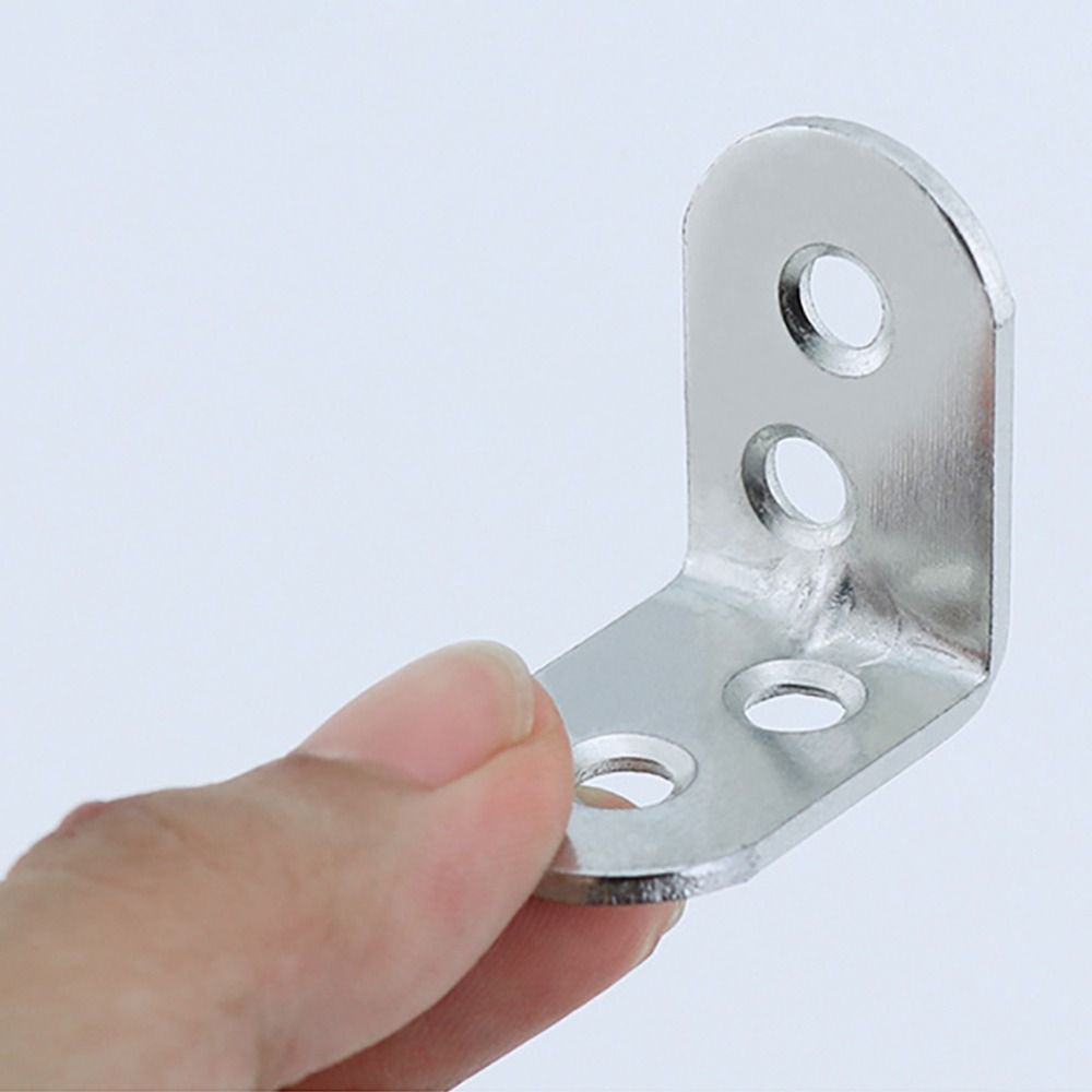 2/4/6/8/10 шт. Угловой кронштейн 90 градусов Железный кронштейн для поддержки полки Шкаф Экраны Стена