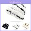 Striped Knitted Hat Embroidered Bean Hat Warm Winter Windproof Outdoor Gift Hat