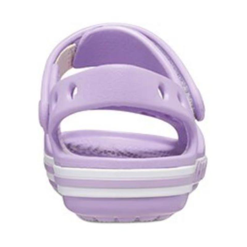 Crocs EVA Модные шлепанцы с открытым носком Детские сандалии Фиолетовая детская модель