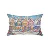 Christmas Waist PillowcaseAtmosphere Decoration Living Room Sofa Pillow Polyester Printed Cushion Cover