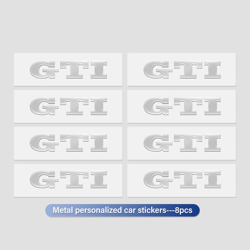 Car Metal Colourful Stickers Personalised Car Emblem Sticker For Volkswagen VW Golf Jetta Passat mk4 mk5 mk6 CC B5 B6 B7 Golf 4 zj5