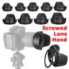 Lightweight Accessories Universal Screwed Lens Hood Sunshade Anti-Glare Cover Protective Shield