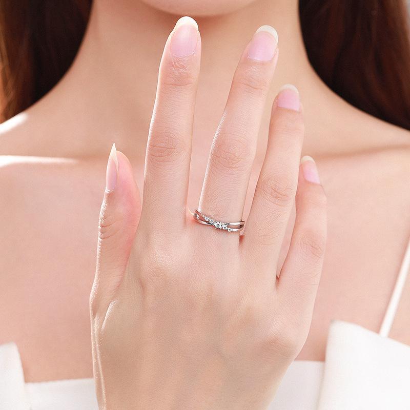 Tancise Classic стерлингового серебра 925 пробы кольцо с цирконом женские ювелирные изделия свадебное обещание вечерние подарок