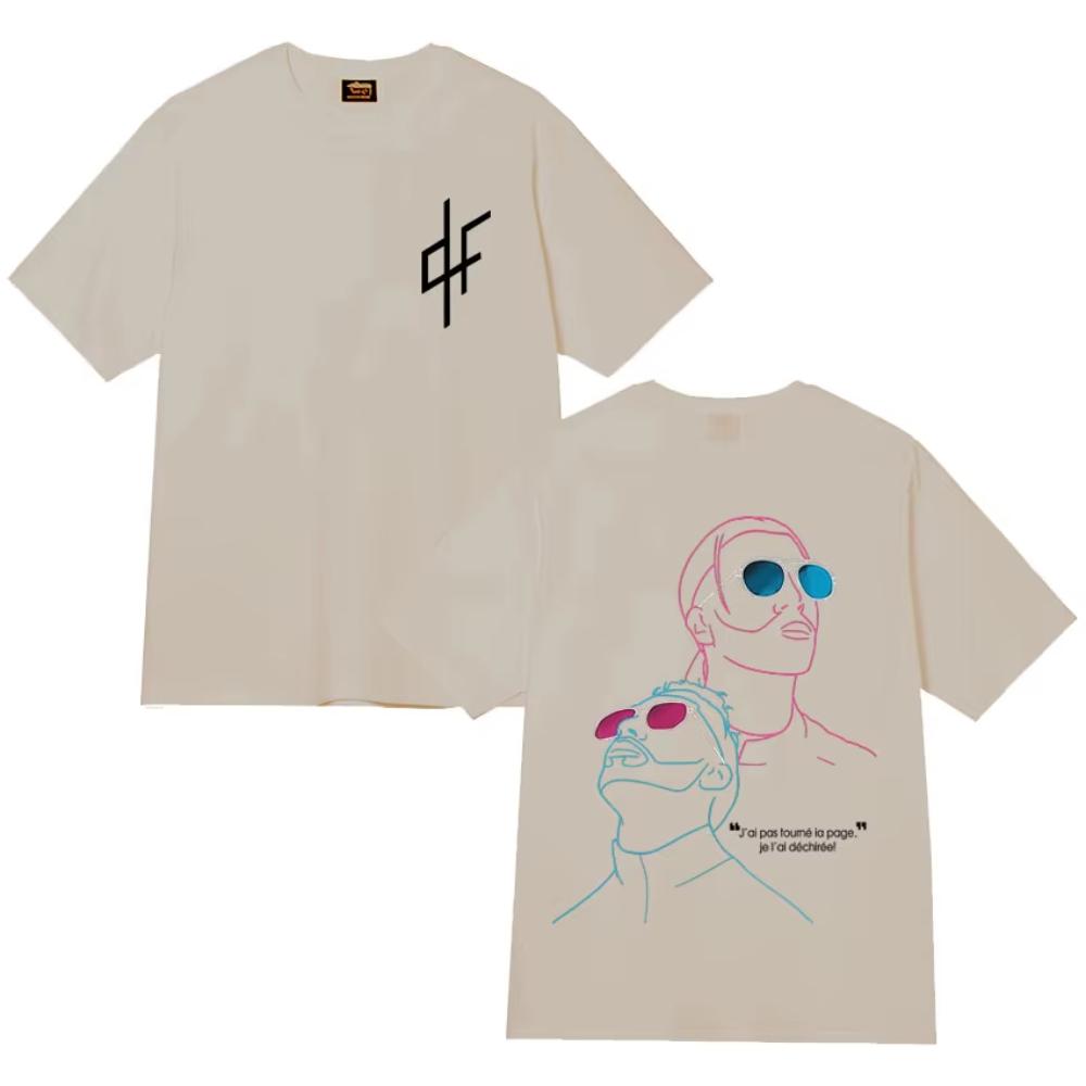 Французский рэпер PNL Футболки с графическим принтом Мужские Женские Комфорт Мода Высокое качество Футболки Летняя Оверсайз Повседневная Свободная Футболка