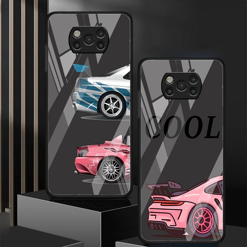 Чехол для Xiaomi Poco X6 M3 M4 X4 C40 X3 Pro F4 F3 M5 F5 X5 X7 Pro Чехол для телефона Крутая машина