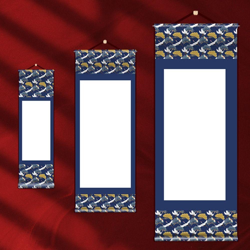 Painting Drawing Paper Vintage Rice Paper Scroll Calligraphy Paintings Mounting Scroll Artist