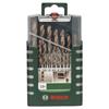 Set de 19 Forets à métaux rectifiés HSS-Cobalt - BOSCH - Foret - Gris - Longueur totale : 200.0 mm