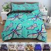 3D Butterfly Print Bedding Set Skin Friendly Duvet Cover With Pillowcase Single King Queen Size Quilt Cover Home Textiles