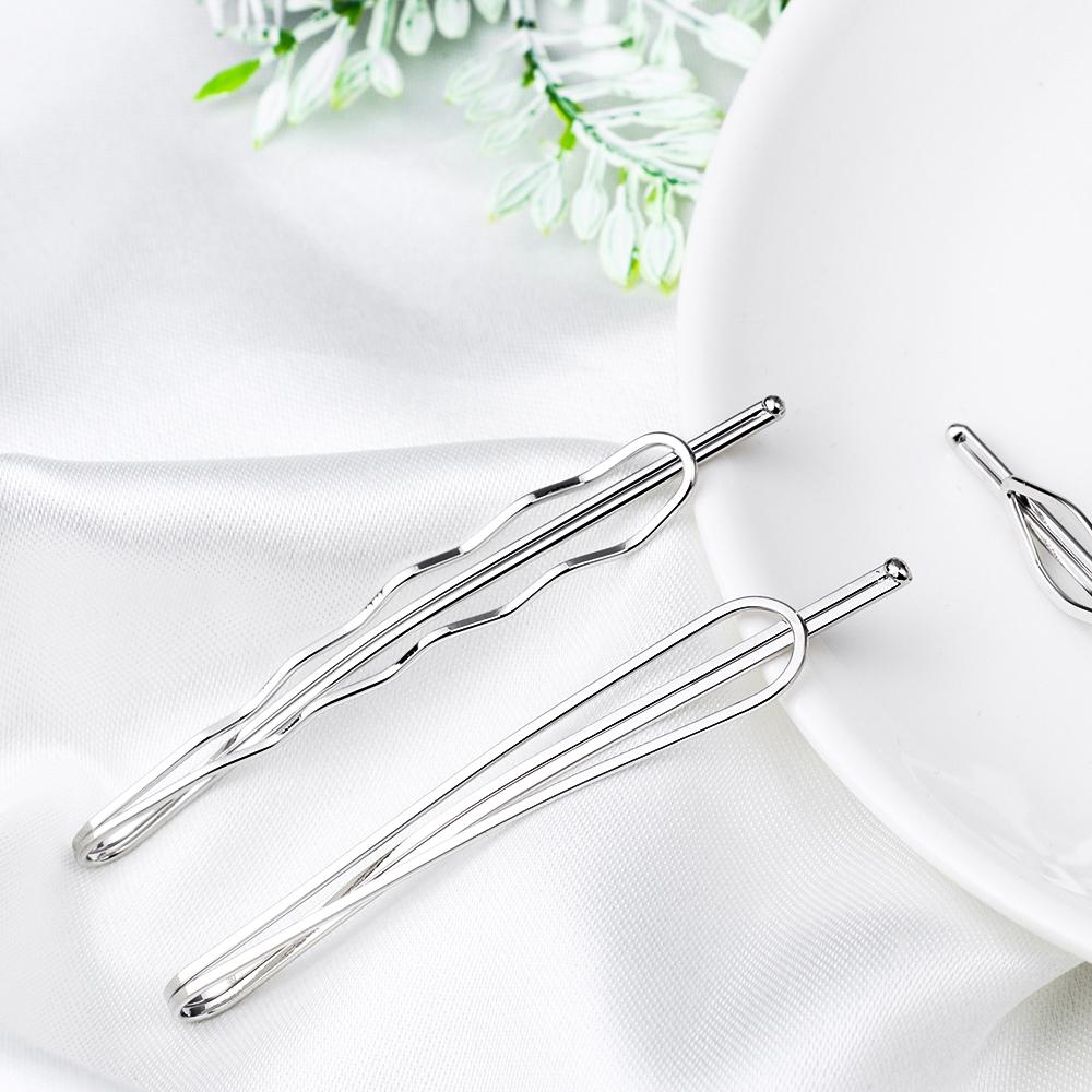 4pcs/set New Metal Hair Accessories Geometry Hair Clip Barrettes Girls Hairgrips Geometric Rhombus