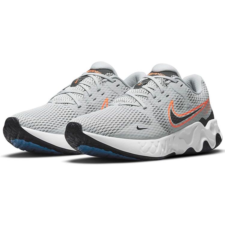 Nike Кроссовки мужские Renew Ride 2 Светло-дымчато-серый Total Orange Coast Black CU3507-008