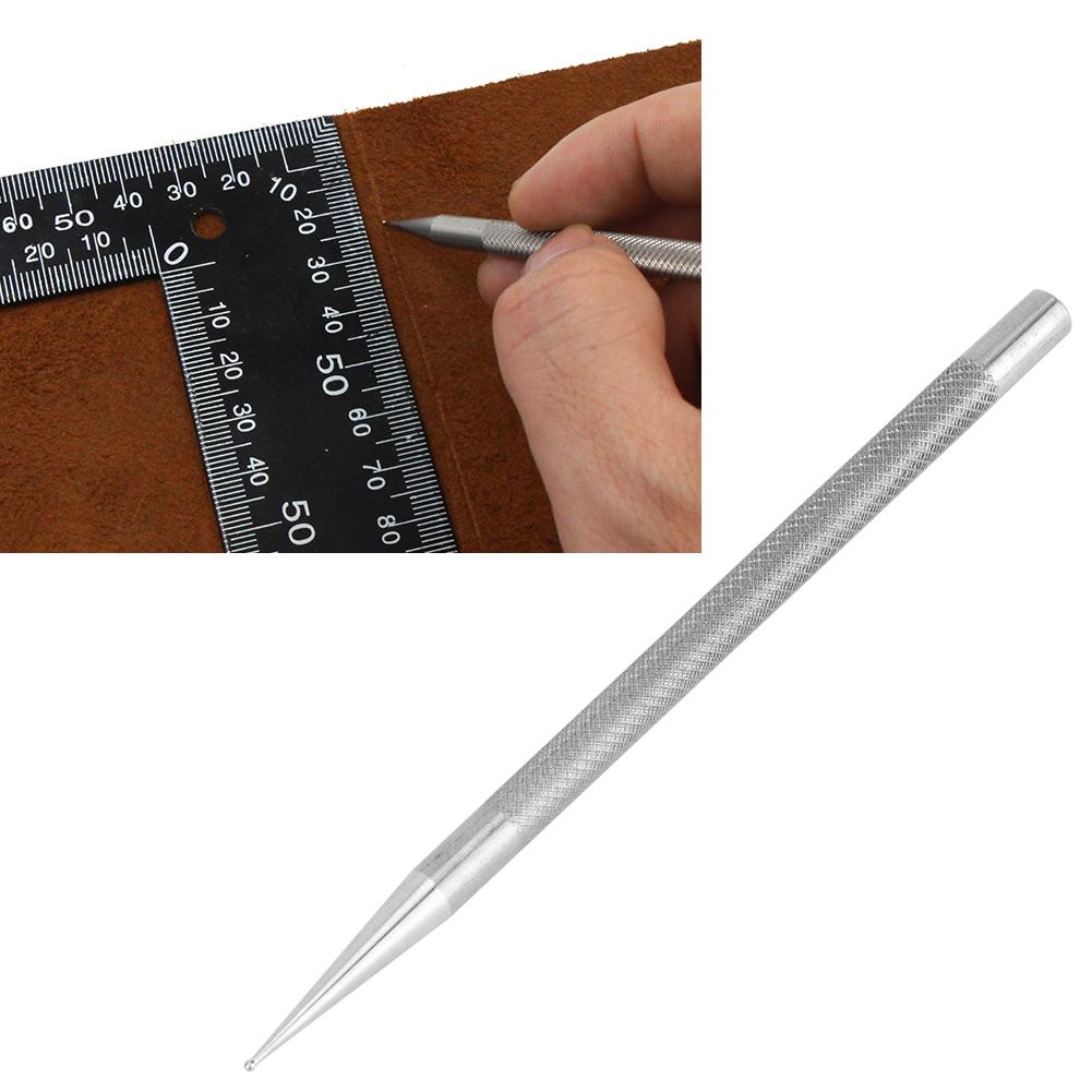 Stainless Steel Round Head Tracing and Positioning Line Pen DIY Leather Tool