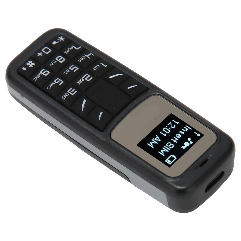 Mobile Cell Phone Small Mobile Phone Headset Dialer with Ear Hook Support SIM 0.66inch