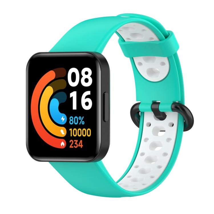 Двухцветный смешанный силиконовый ремешок для часов Xiaomi Redmi Watch 2 Lite