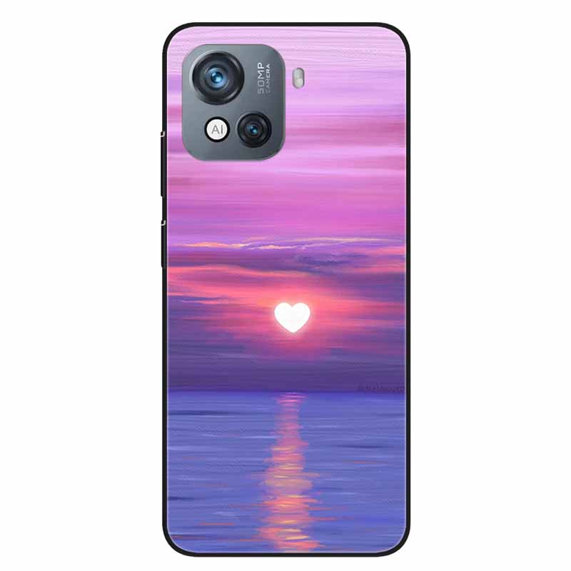 For Blackview Oscal C80 Case C 80 Marble Printing TPU Silicon Soft Phone Covers for Oscal C80 OscalC80 Back Cases Black Shells