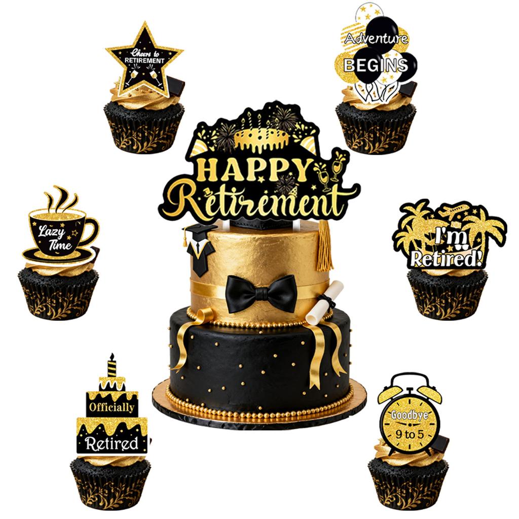 Популярные товары для тематической вечеринки по случаю выхода на пенсию, украшения для выхода на пенсию, реквизит для оформления, посуда, баннеры, флаг, украшение для вечеринки, спираль