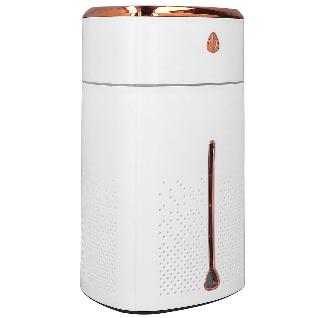 Настольный увлажнитель воздуха, белый, 1000 мл, USB-интерфейс, цветной светодиодный светильник, сенсорное управление, небольшой увлажнитель для дома