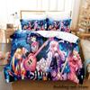 Show By Rock! Bedding Set Cartoon Anime Three-piece Set Adult Kid Bedroom Duvetcover Sets 3D Kawaii Cute Girls