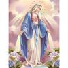 DIY Diamond Painting The Virgin Mary Cross Stitch Kit Mosaic Art Diamond Painting Full Circle Diamond Home Decoration