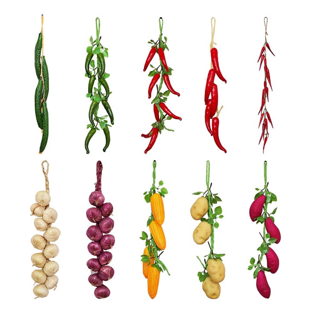 Photography Props Pepper Plants Fake Vegetables Artificial Vegetables Wall Decor Simulation Food