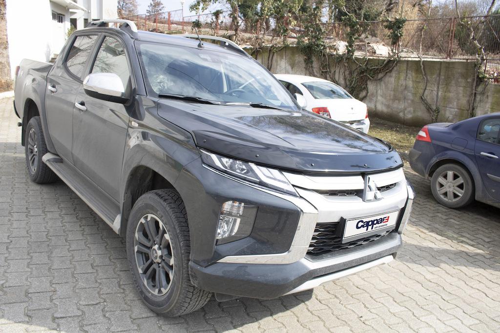 Дефлектор капота (2019-2024, EuroCap) для Mitsubishi L200