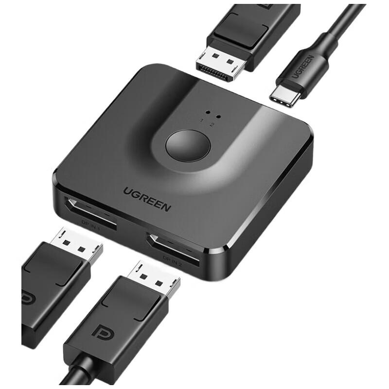 Ugreen Двунаправленный переключатель DisplayPort 4K 144 Гц