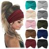 Bohemian Sports Headband: Women's Wide Yoga & Running Elastic Hair Accessory