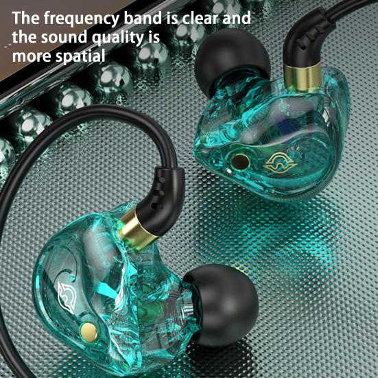 Компьютерная игровая гарнитура Внутриканальные проводные наушники Разъем 3,5 мм с микрофоном Бас Стерео Hi-Fi