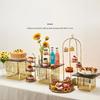 Dessert Rack Buffet Table Food Display Rack Cake Tray Table Buffet and Tea Break Cake Stand Cake Display Stand Dishes Plates