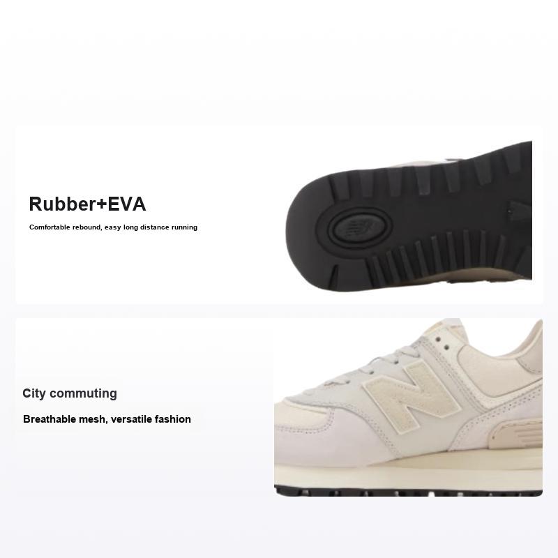 New Balance 574 Legacy Бело-серые мужские кроссовки U574LGWD