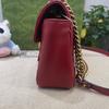[Б/У] Сумка Gucci GG Marmont Small Matelassé через плечо 'Красная' - Очень хорошее состояние #A1GZ84