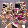Luxury Crystal Glitter Bling Diamond Phone Case For Iphone 15 14 13 12 11pro max/Samsung S22 S23 Ultra S20 FE A14 A24 A34 A54 A13 A23 A33 A53 A12 A32