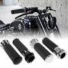 Harley Big Glide Soft Tail King Motorcycle CNC Rubber Throttle Handle Cover