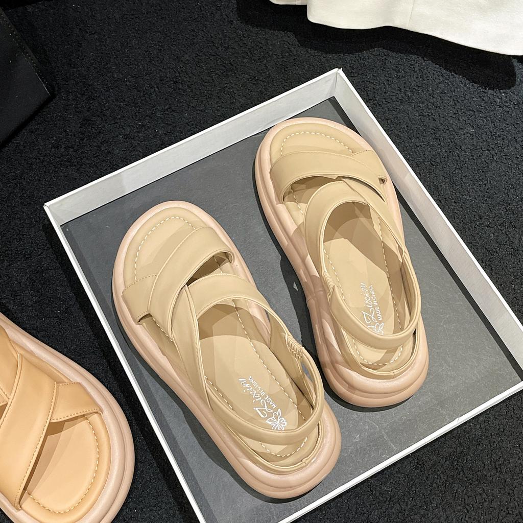 Ladies' Summer Thick Bottom Beach Roman Sandals