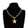 Ingemark Hip-Hop Punk Star Metal Pendant Chokers Necklace Women Trendy Simple OT Buckle Thick Neck Chain 2026 New Jewelry Gift