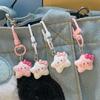 Cute Sweet Cartoon Star Cat Pendant Keychain For Women Men Couple  Trend Keychain Bag Charm Decoration Accessories