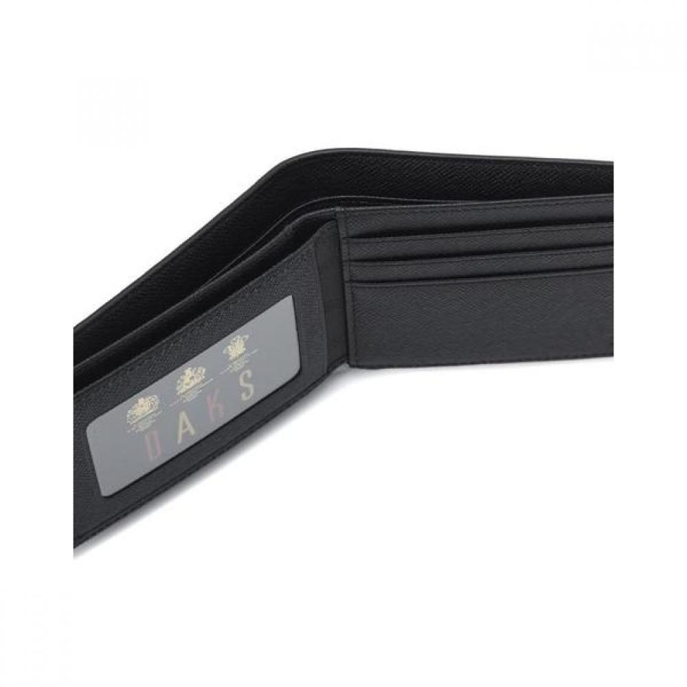 Daks Black Check Leather Wallet Dbwa2f093