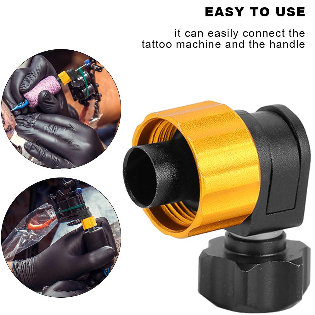 Alloy Tattoo Machine Adapter Tattoo Handle Adapter Accessory Fit for Inkjecta
