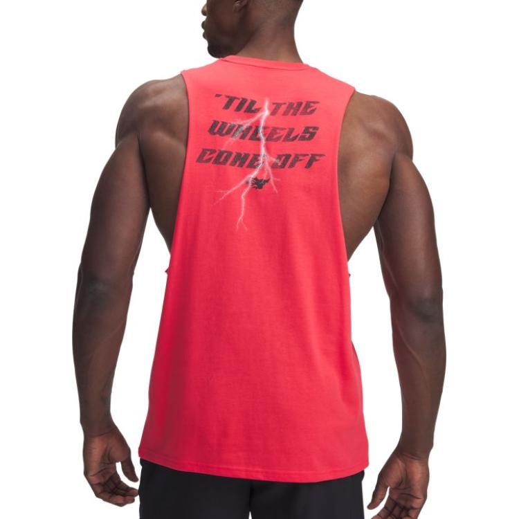 Under Armour Мужская майка ProjectRock Лавово-красная 1389949-989
