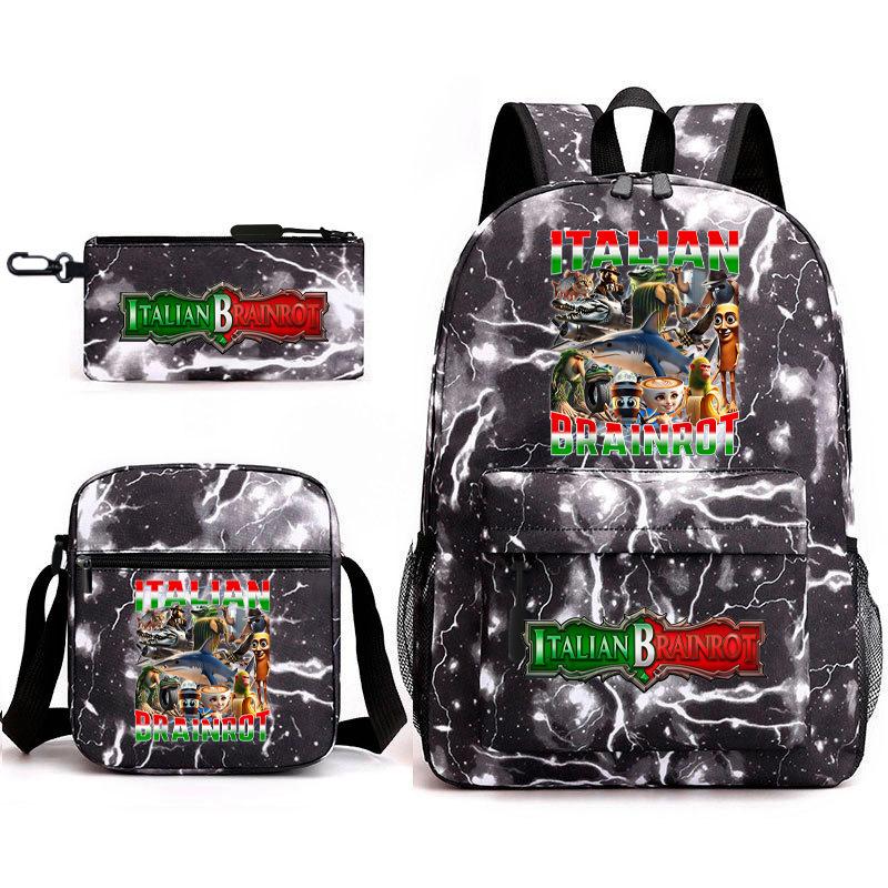 American Shanhaijing Backpack Student School Bag Shoulder Bag