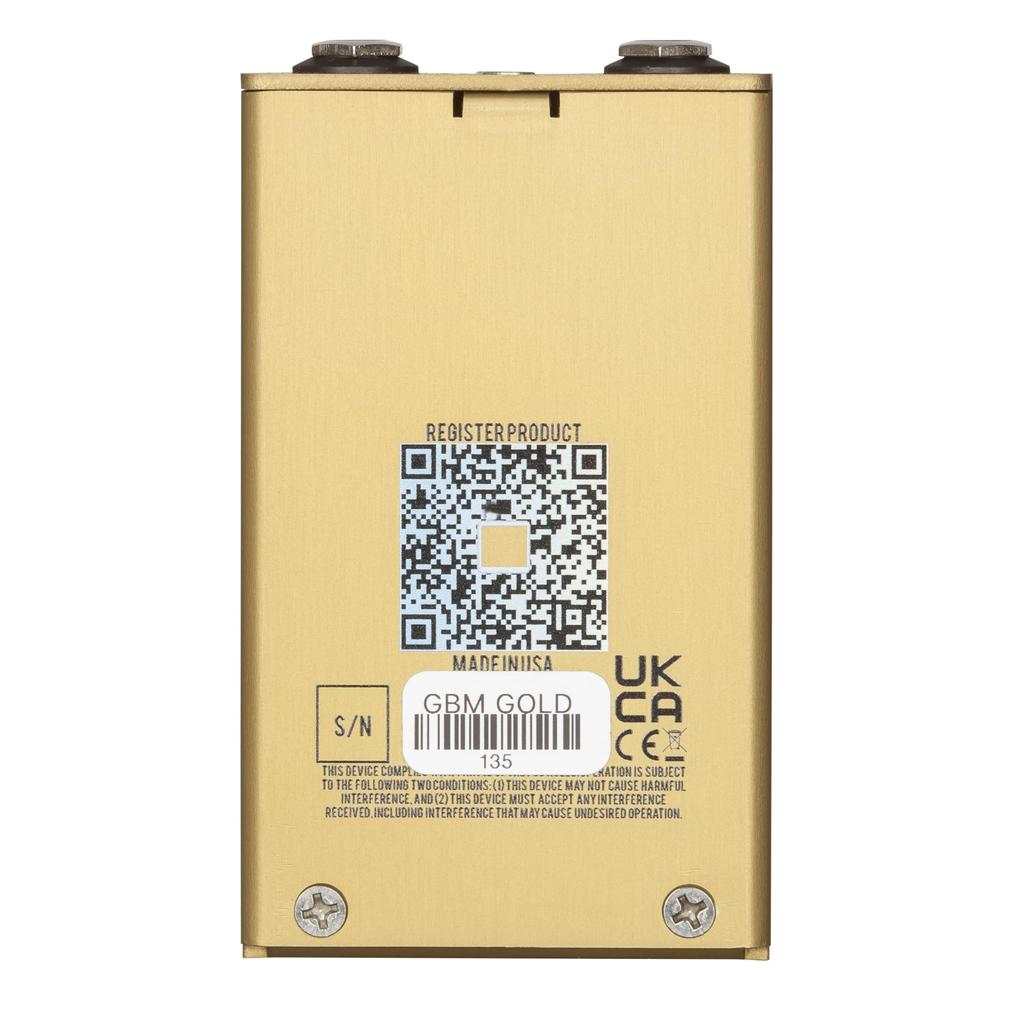 Jackson Audio Golden Boy Mini Overdrive, Золотой, (ГБ ЗЛД)