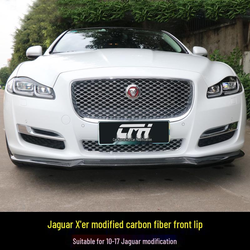 Передний сплиттер из углеродного волокна для Jaguar XJL 2017-2019