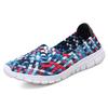 Women Sneakers Summer Breathable Lightweight Slip On Women Flat Shoes Female Loafers Manual Woven Shallow Women Casual Shoes