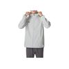 Under Armour Solid Color Casual Sports Hooded Breathable Long Sleeve Jacket Unisex Jackets Gray 24600410-009